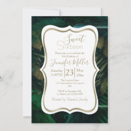 Invitación Tigre escondido en el follaje              
