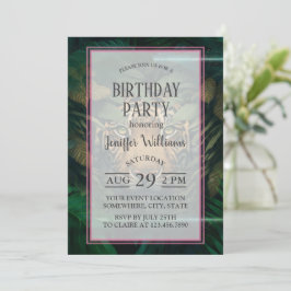 Invitación Tigre escondiéndose en el follaje