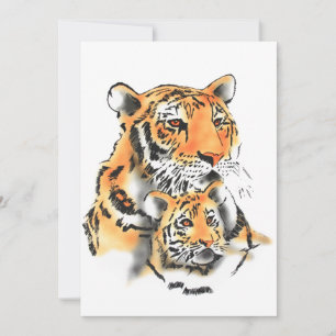 Invitación Tigres y cachorros
