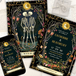 Invitación Till Death Do Us Part Wedding Invitation