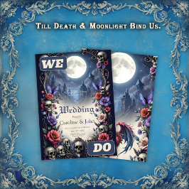 Invitación Till Death & Moonlight Bind Us. 
