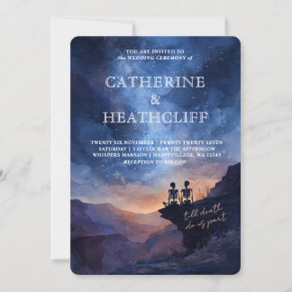 Invitación Till the End of Time Wedding Invitation