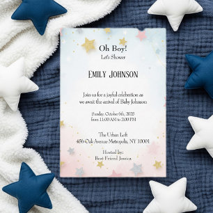 Invitación Timeless Baby Shower Invite for Her or Him
