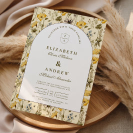 Invitación Timeless Floral Arch Wedding