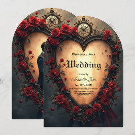 Invitación Timeless Love –Victorian Gothic Wedding Collection