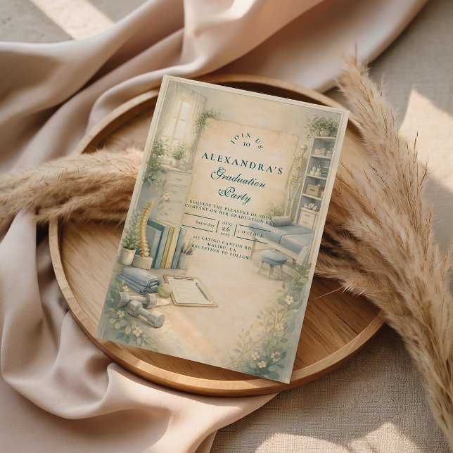 Invitación Timeless Physical Therapy Graduate (Subido por el creador)