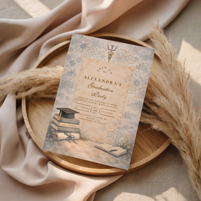 Invitación Timeless Psychology Graduation (Subido por el creador)