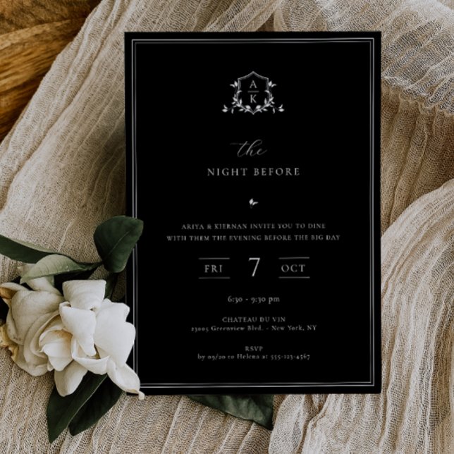 Invitación Timeless Vive la noche anterior a los negros (Subido por el creador)