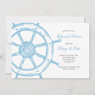 Invitación Timón de barco