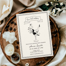 Tini Bit Más Antiguo Cocktail Mano Dibujó Un Cumpl