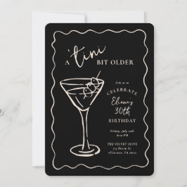 Invitación Tini Bit Mayor 30 Fiesta de cumpleaños