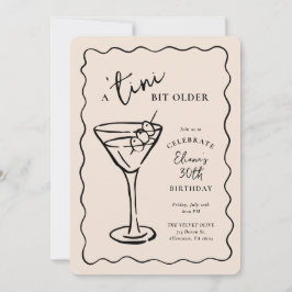 Invitación Tini Bit Mayor 30 Fiesta de cumpleaños