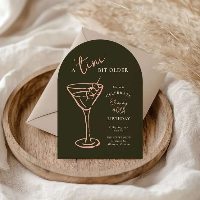 Invitación Tini Bit Mayor 40 Fiesta de cumpleaños (Subido por el creador)