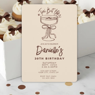 Invitación Tini bit mayor Espresso Martini 30 cumpleaños