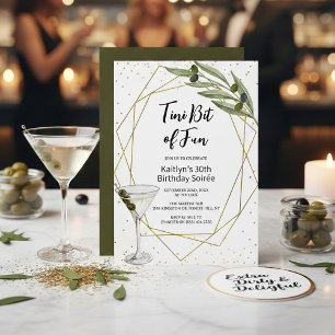 Invitación Tini Bit Of Fun Martini Soirée