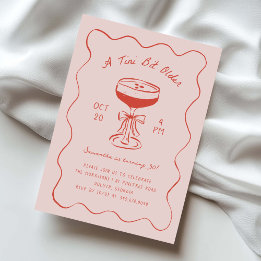 Invitación Tini Bit Older Espresso Martini Garabato Cumpleaño