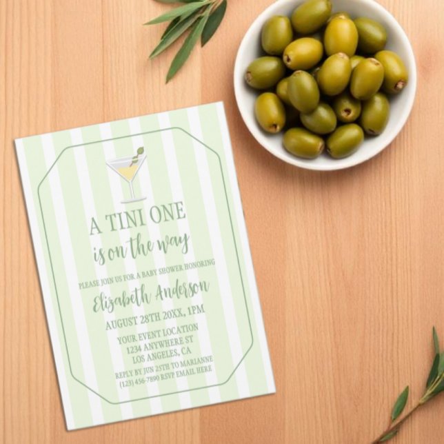 Invitación Tini One Baby Shower (Subido por el creador)