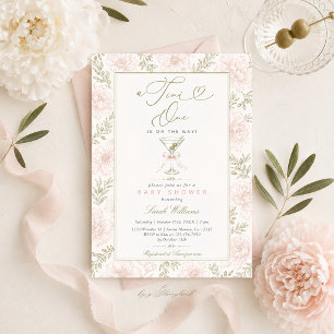 Invitación Tini One Baby Shower Niña