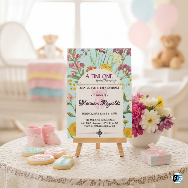 Invitación Tini One | Espresso Martini Baby Shower Elegant (Subido por el creador)