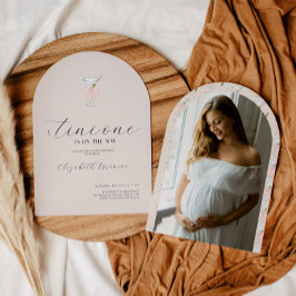 Invitación Tini One | Martini Themed Baby Shower