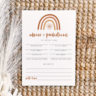 Invitación TINLEY Terracota Consejo y predicciones del arcoir