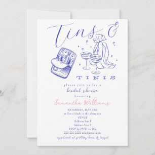 Invitación Tins & Tinis Sardinas y Despedida de Soltera con M