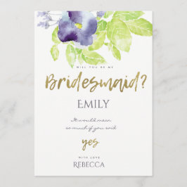INVITACIÓN TINTA ACUARELA FLORAL AZUL ACUÁTICO PARA DAMAS DE