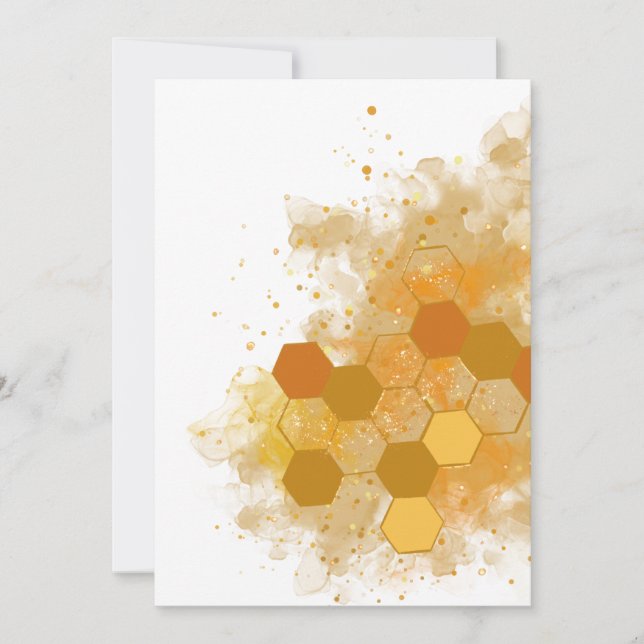 Invitación Tinta de alcohol para honeycomb (Anverso)