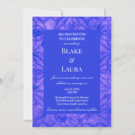 Invitación Tinta de amatista verano audaz personalizada
