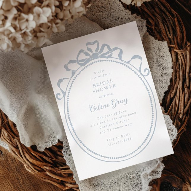 Invitación Tinta de época dobla el marco victoriano ducha de  (Subido por el creador)