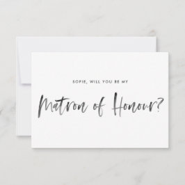 Invitación Tinta de la escobilla será mi señoría de honor