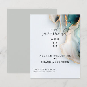 Invitación Tinta líquida de alcohol Luxe Opal Verde azulado D