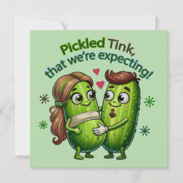 Invitación Tinta rosada que esperamos una pareja de rosca