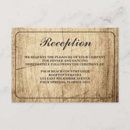 Invitación Tipografía de Historia de Amor Recepción de Madera