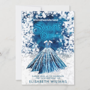 Invitación Tipografía dulce de Guay Winter wonderland 16