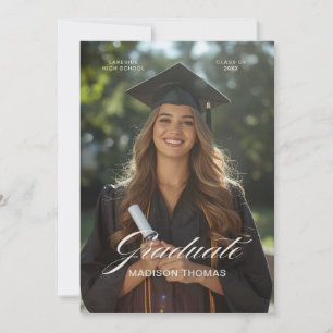 Invitación Tipografía Editorial Graduación