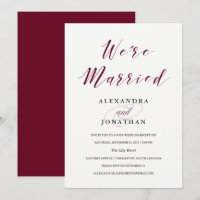 Tipografía elegante | Ceremonia de post boda Marsa