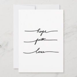 Invitación Tipografía mínima de cita pegatina, dibujada a man