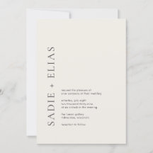 Tipografía Moderna Boda Elegante Beige