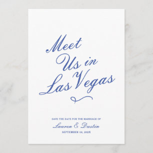 Invitación Tipografía Moderna Nos Encuentra Boda Guardar la