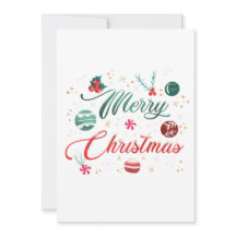 Tipografía Navideña Festiva con Adornos