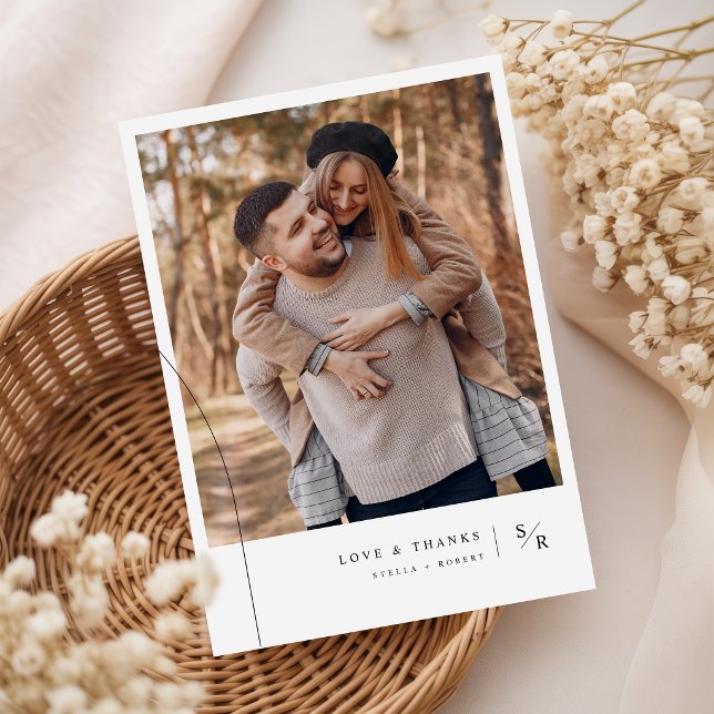 Invitación Tipografía Simple Romántica Foto Boda (Subido por el creador)