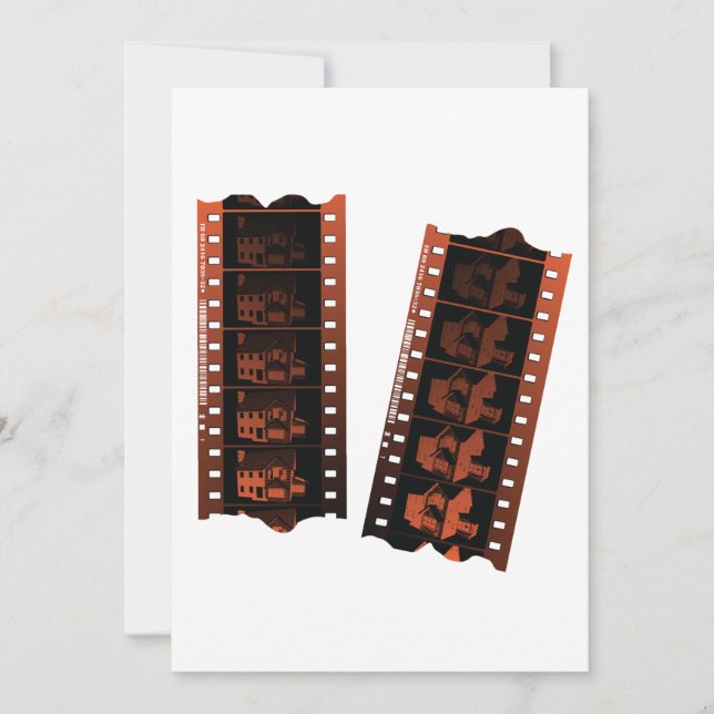 Invitación Tira de película negativa (Anverso)