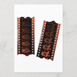 Invitación Tira de película negativa