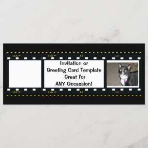 Invitación Tira de película-Personalizar gratis