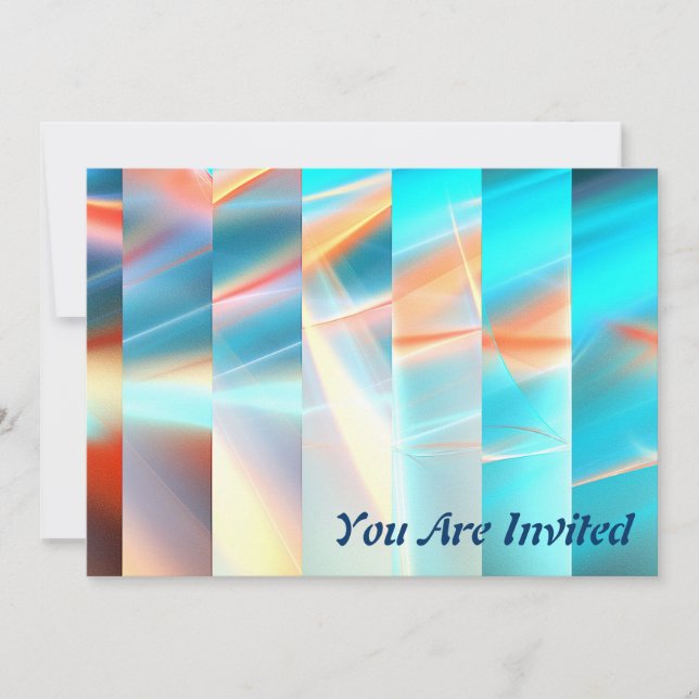 Invitación Tiras de atardecer (Anverso)