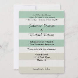 Invitación Tiras de tinta, pálidas y blancas