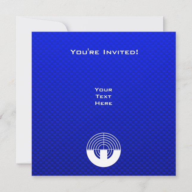 Invitación Tiroteo Blue Sport (Anverso)