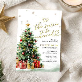 Invitación Tis the Season to be Married Bridal Shower