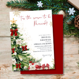 Invitación Tis the Season to Be Married Winter Bridal Shower